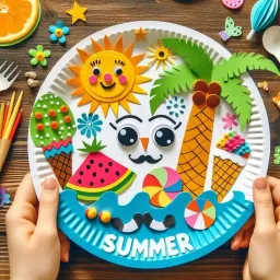 Colorful paper plate crafts for kids, unleashing creativity and imagination