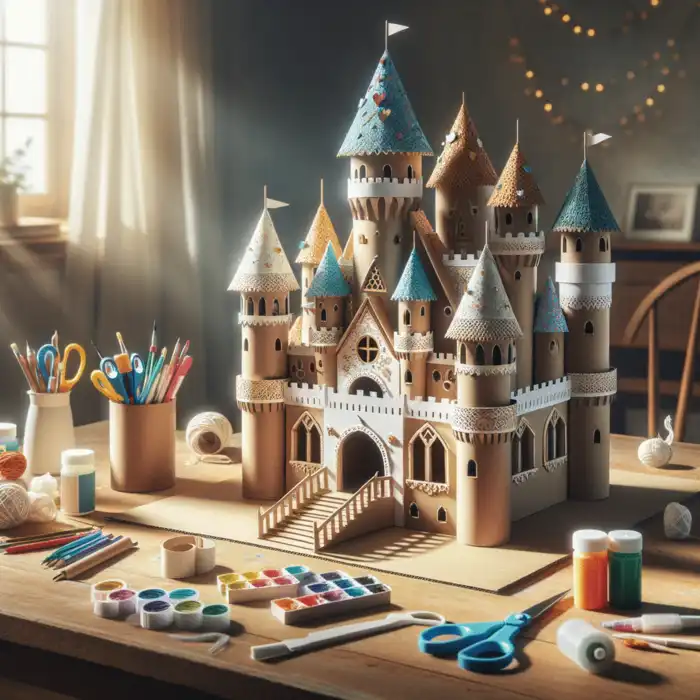Cardboard Roll Castle: A Fairytale Craft