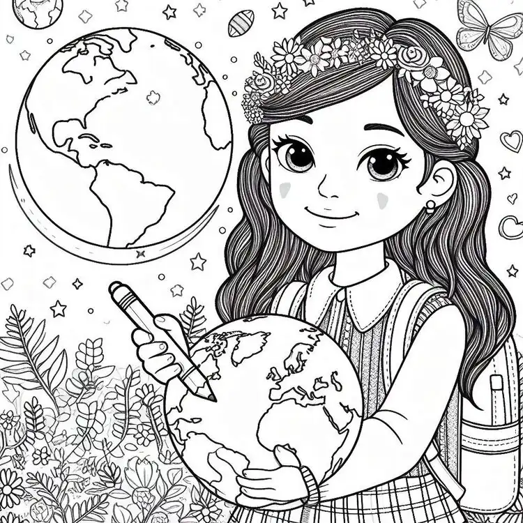 Creative Mothers Day Coloring Pages for Kids