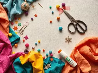 Fabric Collage Art for Exploring Textures