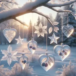 DIY Ice Ornaments for Winter Fun