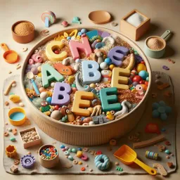 DIY Alphabet Sensory Bins for Early Literacy