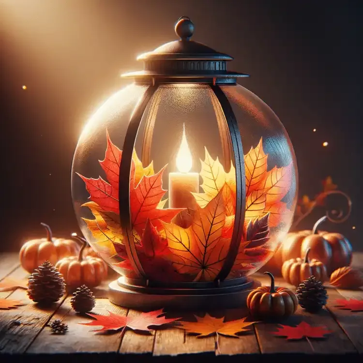 Autumn Leaf Lanterns: A Cozy Fall Craft