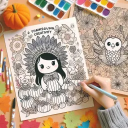 Thanksgiving coloring pages
